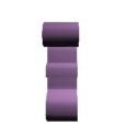 'E' rotating animated image