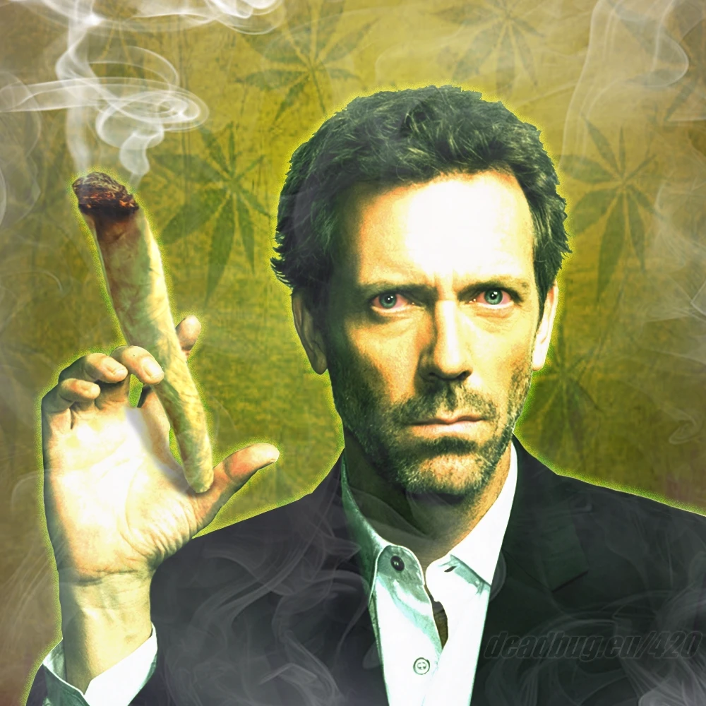weed pic hugh laurey as gregory house